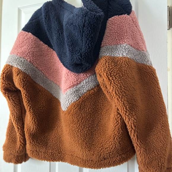 Colorblock Sherpa Fleece Jacket - Picture 2 of 2